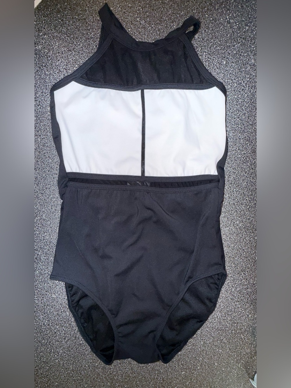 Five Dancewear Leotard Black/White Size Adult Medium
